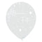 BK LATEX General Birthday Clear "Bonne Fête" Latex Balloons, 12 Inches, 15 Count 840482502339