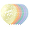BK LATEX General Birthday Macaroon "Bonne Fête" Latex Balloons, 12 Inches, 15 Count 840482502377