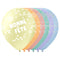 BK LATEX General Birthday Macaroon "Bonne Fête" Latex Balloons, 12 Inches, 15 Count 840482502377