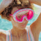BLING2O Summer Pink Baked with Love Swim Mask for Kids 810121617441