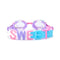 BLING2O Summer Purple Funfetti Swim Goggles for Kids 810029702799