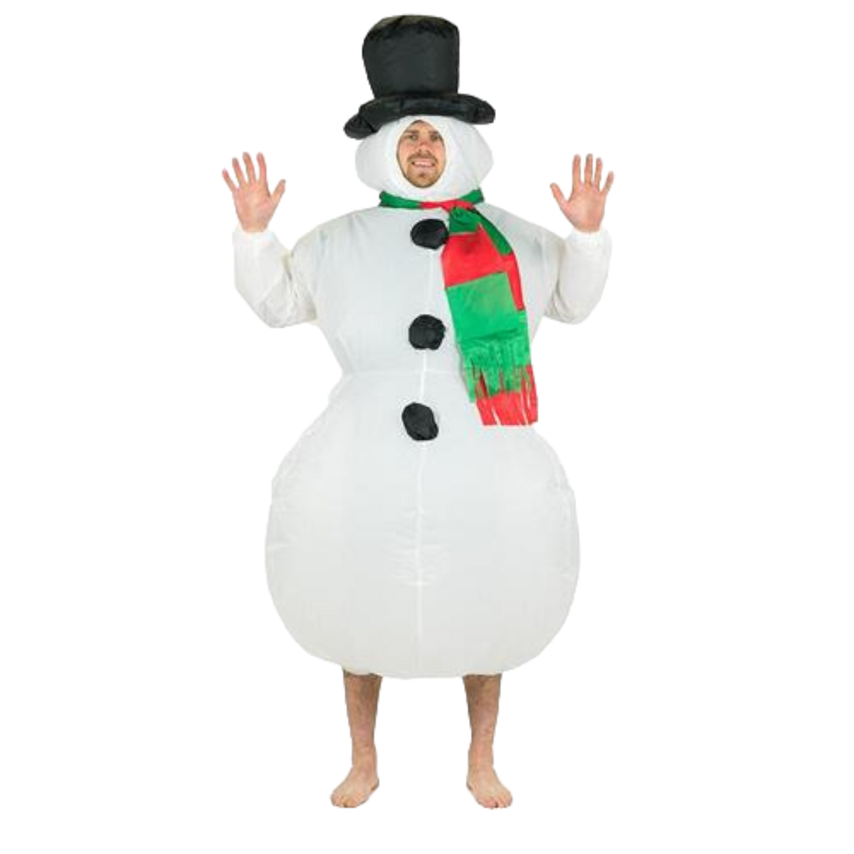 BODYSOCKS Costumes Inflatable Snowman Costume for Adults 5060298046383