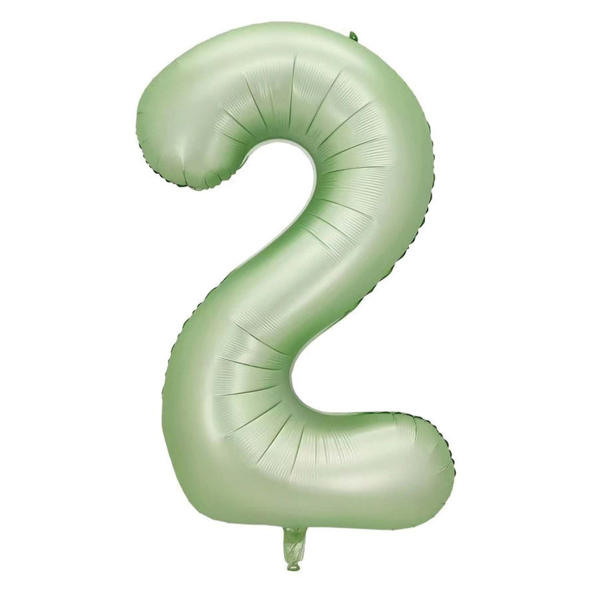 BOOMBA INTERNATIONAL TRADING CO,. LTD Balloons Eucalyptus Matte Green Number 2 Supershape Foil Balloon, 40 Inches, 1 Count 810077659861