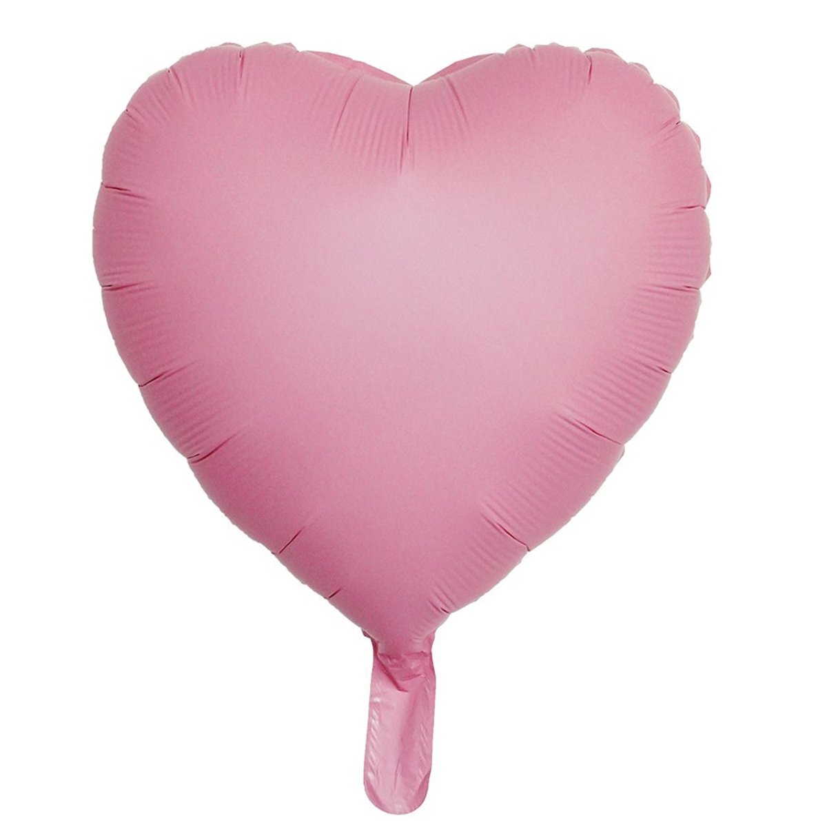 BOOMBA INTERNATIONAL TRADING CO,. LTD Balloons Matte Dusty Rose Heart Shaped Foil Balloon, 18 Inches, 1 Count 840482506337