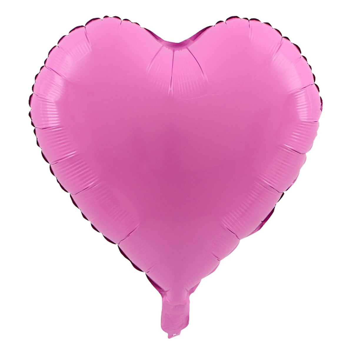 BOOMBA INTERNATIONAL TRADING CO,. LTD Balloons Matte Pink Heart Shaped Foil Balloon, 18 Inches, 1 Count