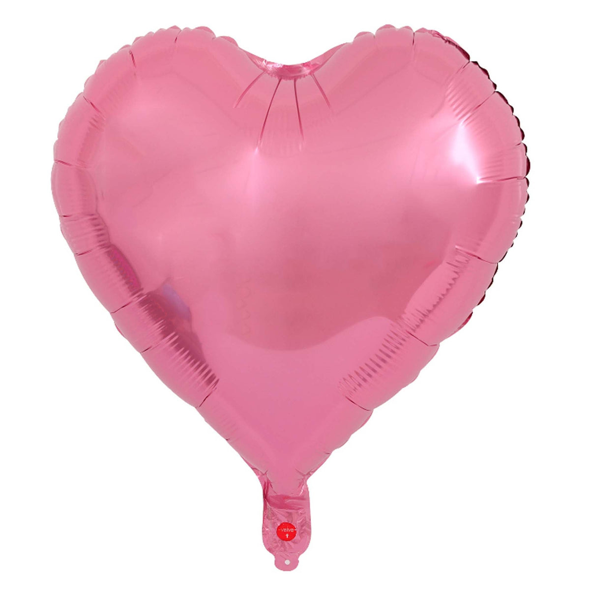 BOOMBA INTERNATIONAL TRADING CO,. LTD Balloons Metallic Pink Heart Shaped Foil Balloon, 18 Inches, 1 Count