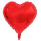 BOOMBA INTERNATIONAL TRADING CO,. LTD Balloons Metallic Red Heart Shaped Foil Balloon, 18 Inches, 1 Count