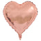 BOOMBA INTERNATIONAL TRADING CO,. LTD Balloons Metallic Rose Copper Heart Shaped Foil Balloon, 18 Inches, 1 Count