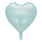BOOMBA INTERNATIONAL TRADING CO,. LTD Balloons Pastel Light Blue Heart Shaped Foil Balloon, 18 Inches, 1 Count
