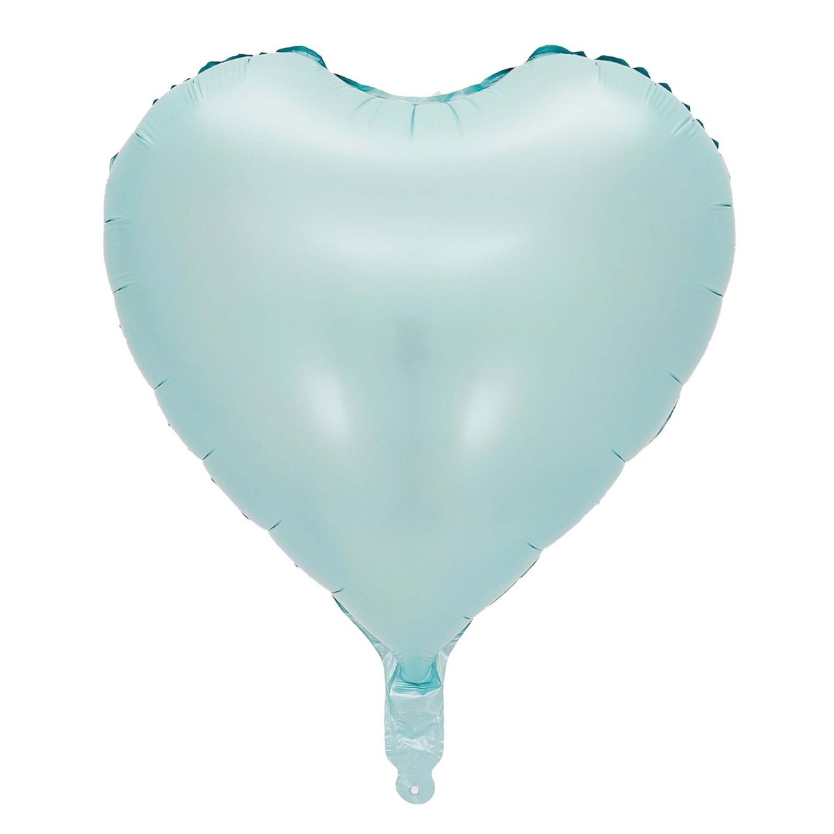 BOOMBA INTERNATIONAL TRADING CO,. LTD Balloons Pastel Light Blue Heart Shaped Foil Balloon, 18 Inches, 1 Count