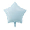 BOOMBA INTERNATIONAL TRADING CO,. LTD Balloons Pastel Light Blue Star Shaped Foil Balloon, 18 Inches, 1 Count 810120714172
