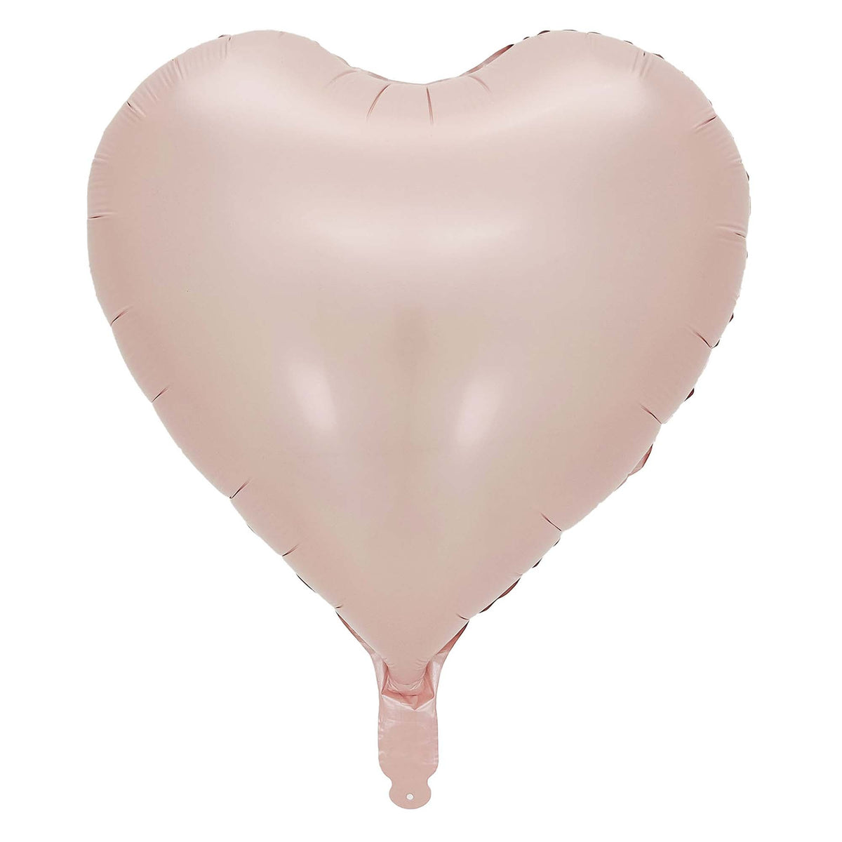 BOOMBA INTERNATIONAL TRADING CO,. LTD Balloons Pastel Light Pink Heart Shaped Foil Balloon, 18 Inches, 1 Count