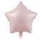 BOOMBA INTERNATIONAL TRADING CO,. LTD Balloons Pastel Light Pink Star Shaped Foil Balloon, 18 Inches, 1 Count 810120714158