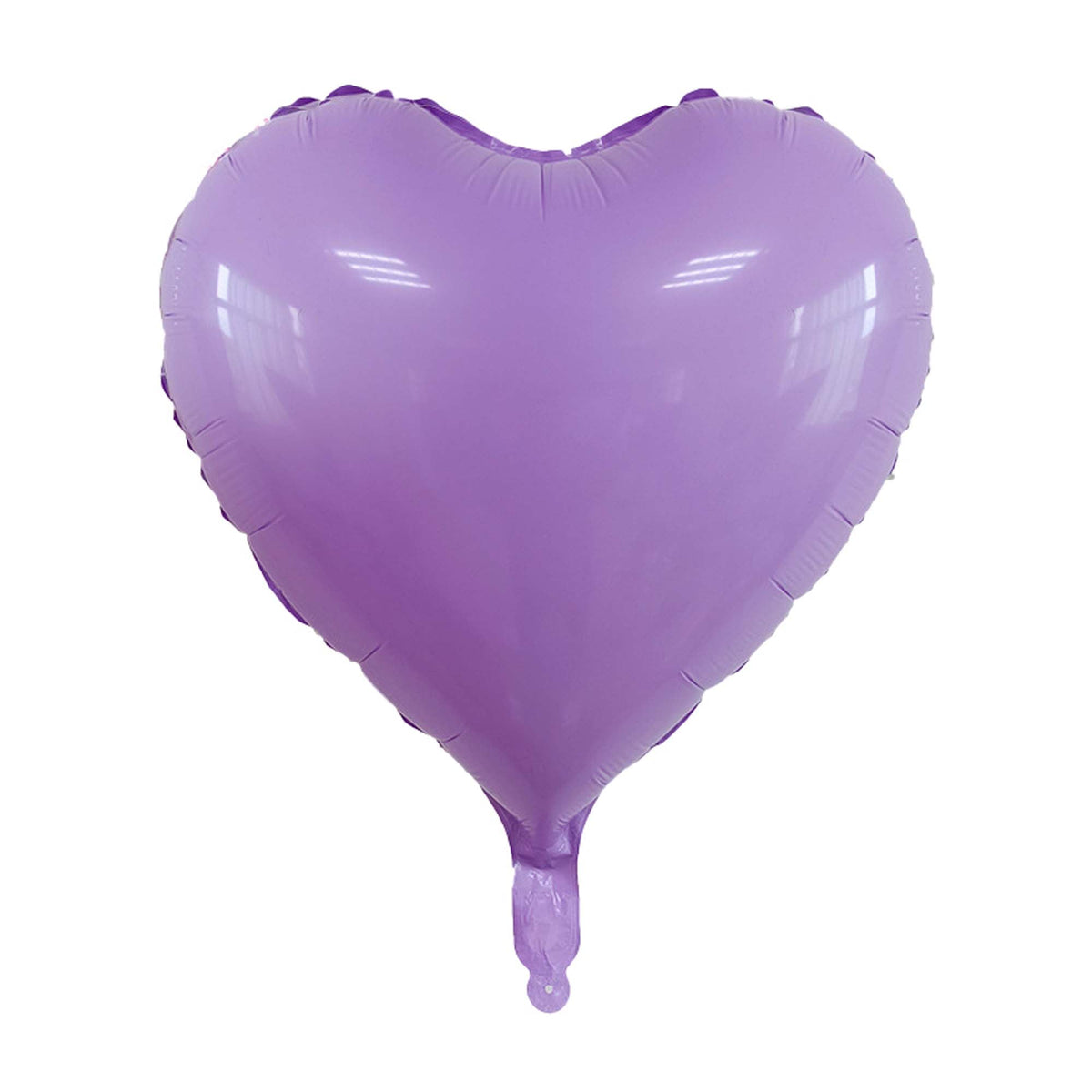 BOOMBA INTERNATIONAL TRADING CO,. LTD Balloons Pastel Light Purple Heart Shaped Foil Balloon, 18 Inches, 1 Count