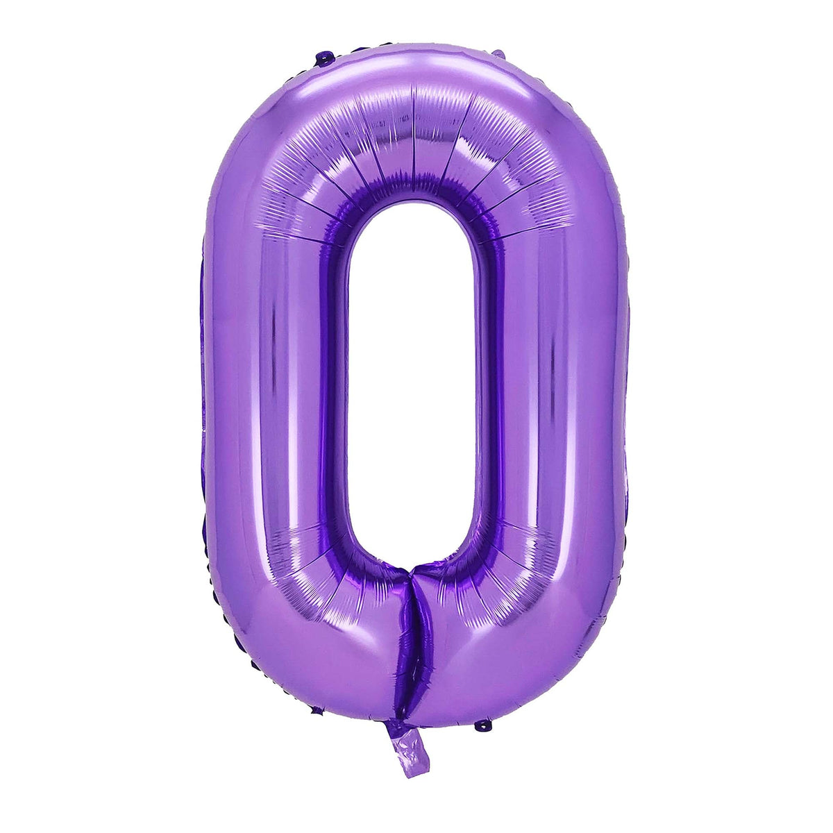 BOOMBA INTERNATIONAL TRADING CO,. LTD Balloons Purple Number 0 Supershape Foil Balloon, 40 Inches, 1 Count 810077659755