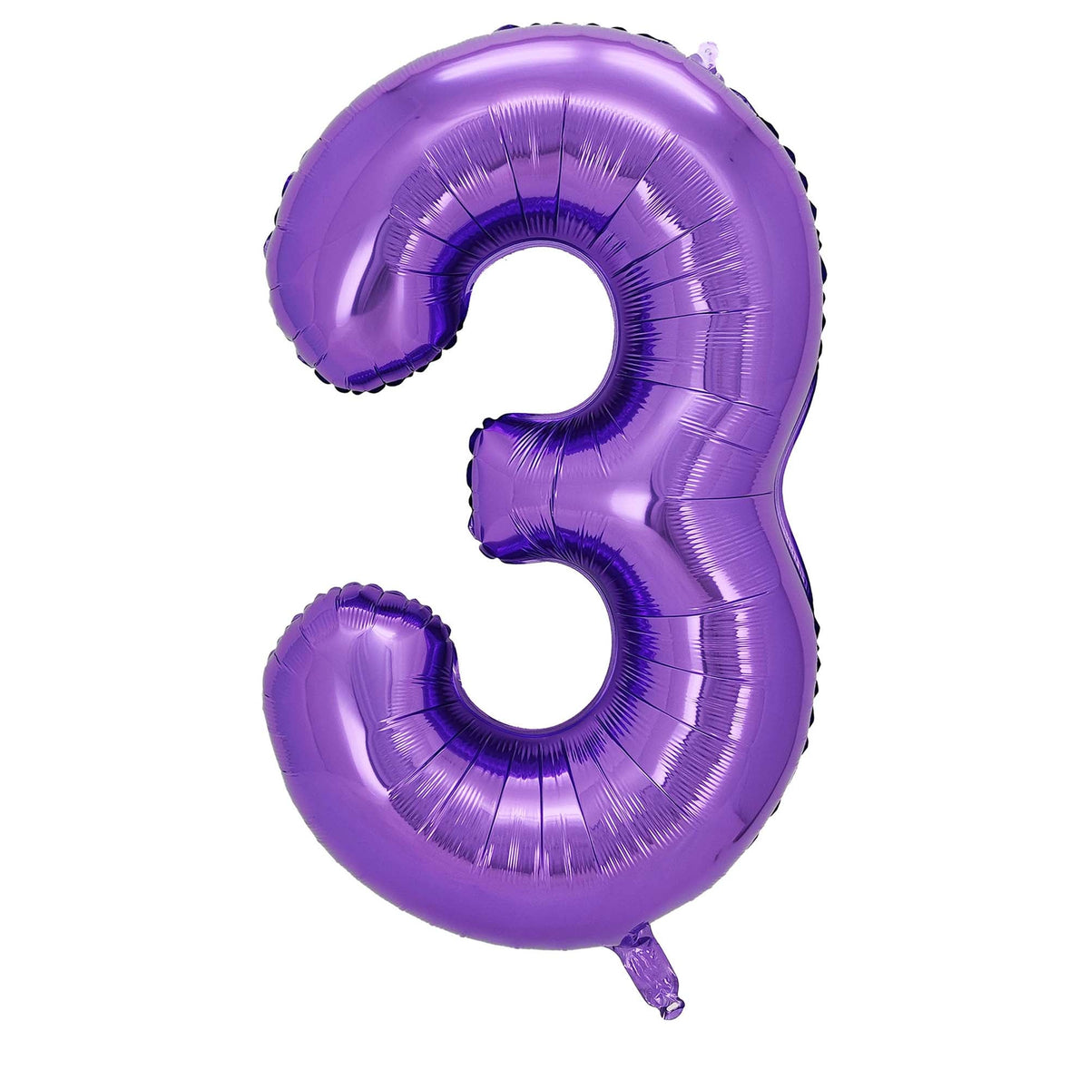 BOOMBA INTERNATIONAL TRADING CO,. LTD Balloons Purple Number 3 Supershape Foil Balloon, 40 Inches, 1 Count 810077659779
