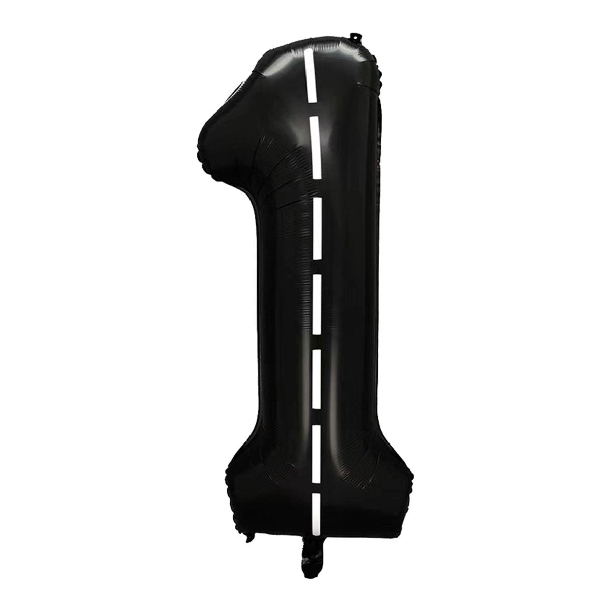 BOOMBA INTERNATIONAL TRADING CO,. LTD Balloons Race Champion Black Number 1 Supershape Foil Balloon, 40 Inches, 1 Count 840482501769