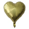 BOOMBA INTERNATIONAL TRADING CO,. LTD Balloons Satin Luxe Gold Heart Shaped Foil Balloon, 18 Inches, 1 Count 810120714028