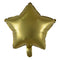 BOOMBA INTERNATIONAL TRADING CO,. LTD Balloons Satin Luxe Gold Star Shaped Foil Balloon, 18 Inches, 1 Count