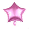 BOOMBA INTERNATIONAL TRADING CO,. LTD Balloons Satin Luxe Pink Petal Star Shaped Foil Balloon, 18 Inches, 1 Count