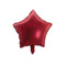 BOOMBA INTERNATIONAL TRADING CO,. LTD Balloons Satin Luxe Red Star Shaped Foil Balloon, 18 Inches, 1 Count 810120716831