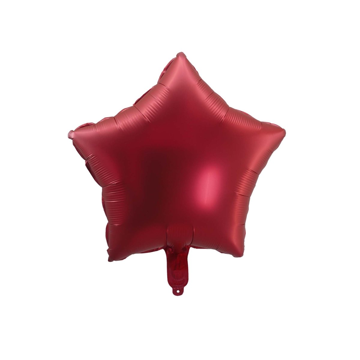 BOOMBA INTERNATIONAL TRADING CO,. LTD Balloons Satin Luxe Red Star Shaped Foil Balloon, 18 Inches, 1 Count 810120716831