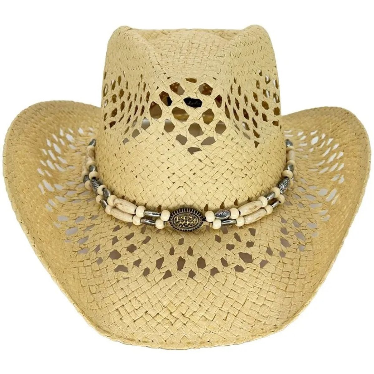 BUY4STORE Costume Accessories Beige cowboy hat for adults B495184CA