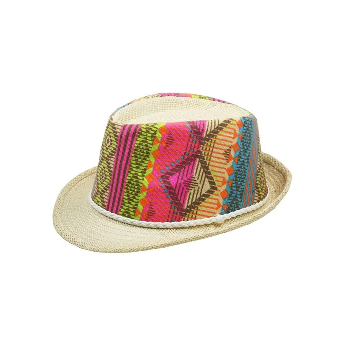 BUY4STORE Costume Accessories Colorful fedora hat for adults 410001277972