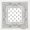 BUY4STORE Costume Accessories White bandana 410001296515