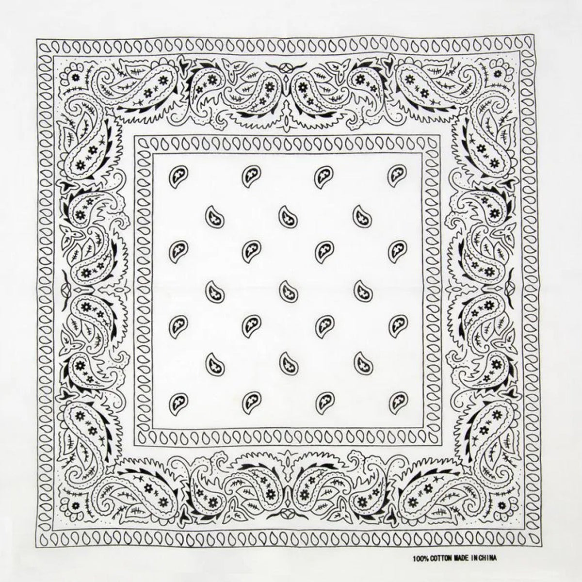 BUY4STORE Costume Accessories White bandana 410001296515