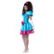 CALIFORNIA COSTUMES Costumes 80s Party Dress Costume for Adults, Blue and Pink Dress