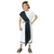 CALIFORNIA COSTUMES Costumes Basic Toga Costume for Kids, Gold and Black Shawls
