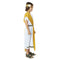 CALIFORNIA COSTUMES Costumes Basic Toga Costume for Kids, Gold and Black Shawls