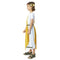 CALIFORNIA COSTUMES Costumes Basic Toga Costume for Kids, Gold and Black Shawls