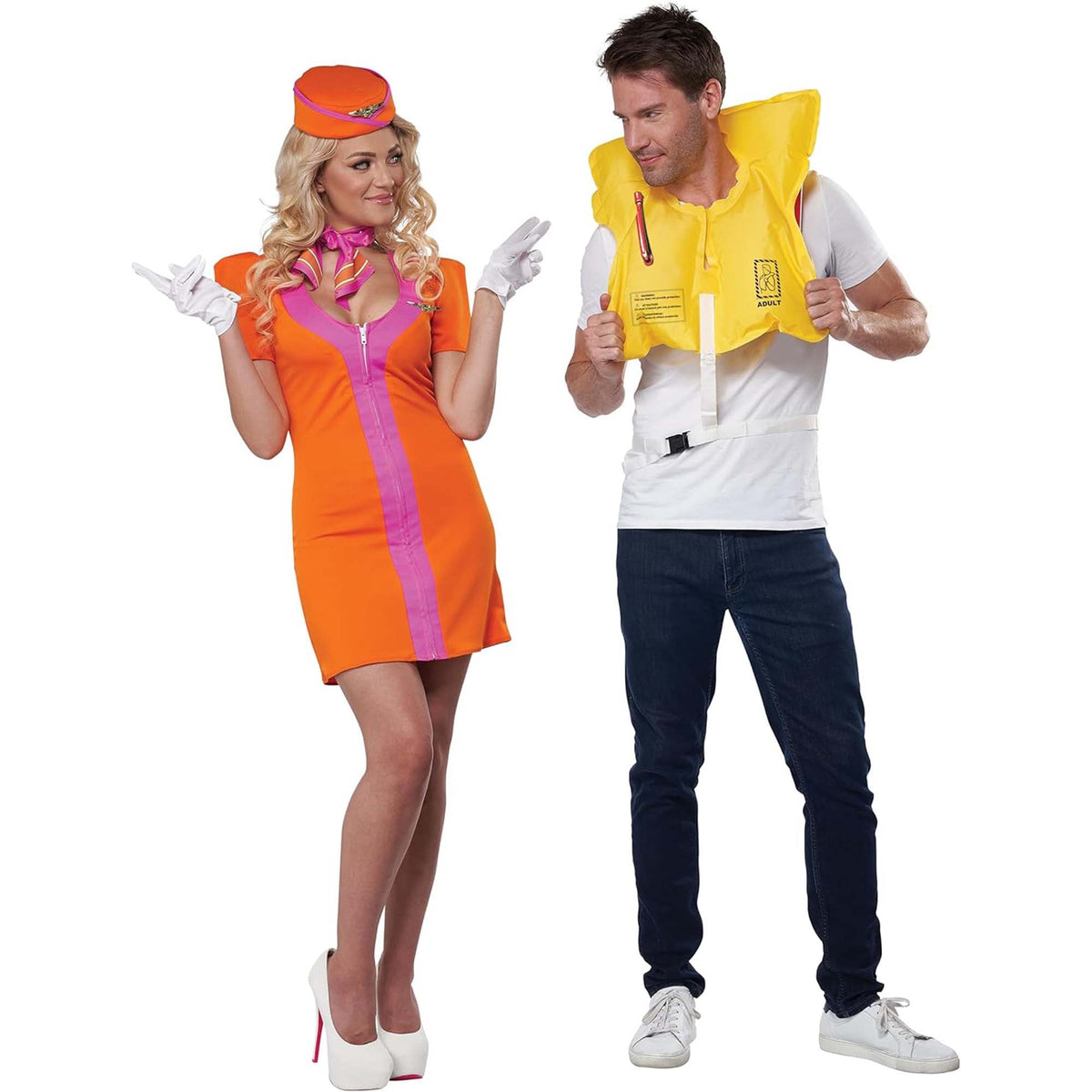 CALIFORNIA COSTUMES Costumes Love is in the Air Couple Costume for Adults