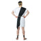 CALIFORNIA COSTUMES Costumes Party Toga Costume for Adults, Black and Gold