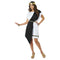 CALIFORNIA COSTUMES Costumes Party Toga Costume for Adults, Black and Gold