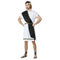 CALIFORNIA COSTUMES Costumes Party Toga Costume for Adults, Black and Gold