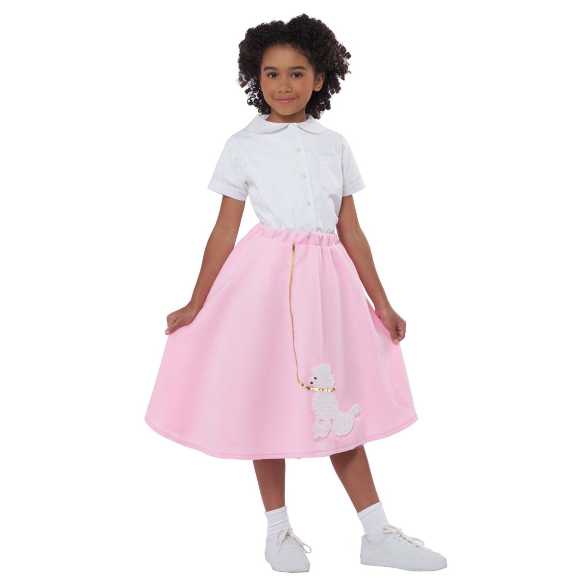 Pink Poodle Skirt for Kids, 50s Skirt Party Expert