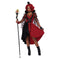 CALIFORNIA COSTUMES Costumes Red Queen Costume for Adults, Red and Black Dress