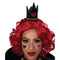 CALIFORNIA COSTUMES Costumes Red Queen Costume for Adults, Red and Black Dress