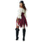 CALIFORNIA COSTUMES Costumes Sultry Sea Pirate Costume for Adults, Dress and Corset