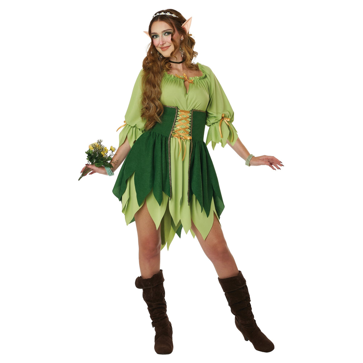 CALIFORNIA COSTUMES Costumes Woodland Elf Costume for Adults, Green Dress