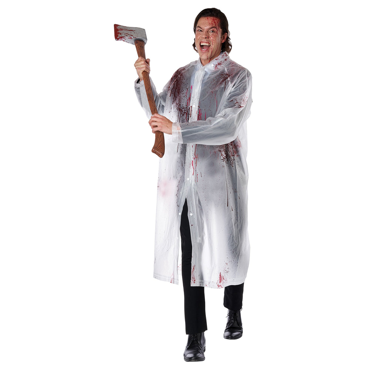 CALIFORNIA COSTUMES Costumes Yuppie Psycho Killer Costume for Adults, Raincoat 019519176403