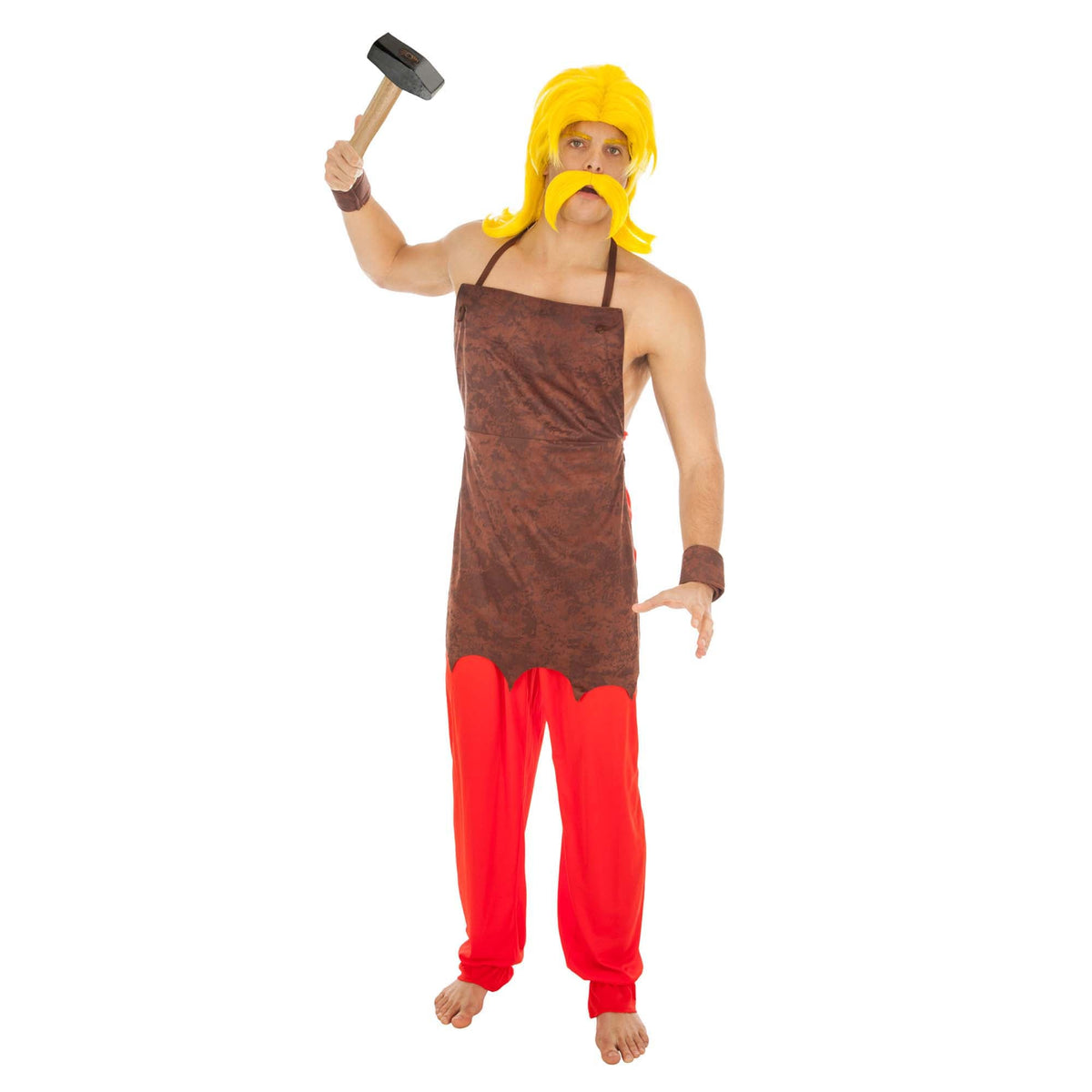 CHAKS Costumes Cetautomatix Costume for Adults, Asterix and Obelix, Brown Apron