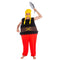 CHAKS Costumes Ordralphabetix Costume for Adults, Asterix and Obelix