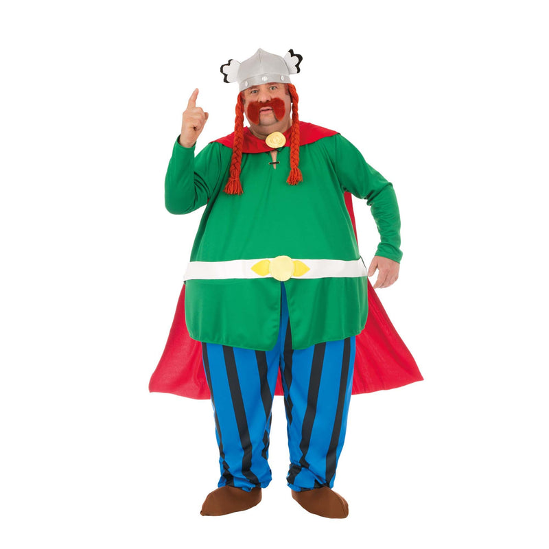 CHAKS Costumes The Gallic Leader Abraracourcix Costume for Adults, Asterix and Obelix, Jumpsuit