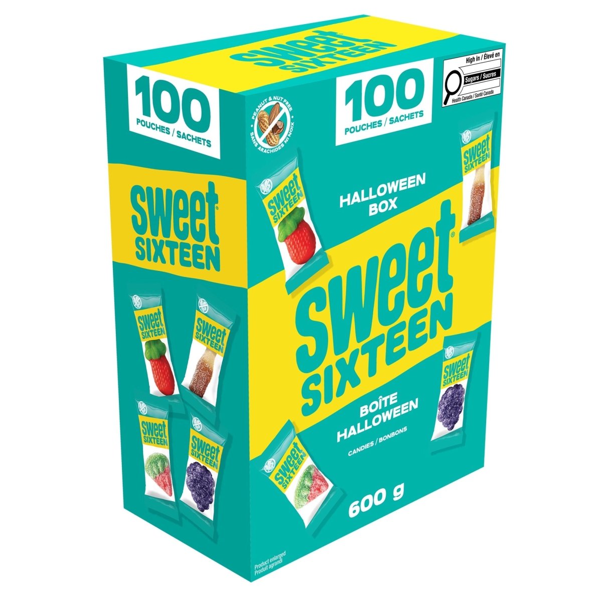 CONFISERIE MONDOUX INC. Candy Individual Sweet Sixteen Candies, 600g, 100 count 771665540001