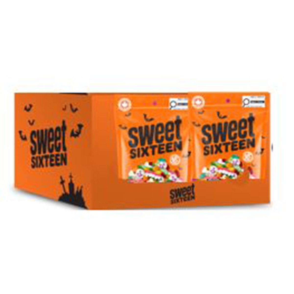 CONFISERIE MONDOUX INC. Candy Sweet Sixteen Halloween Mix Candies, 400g, 1 count 771665165501