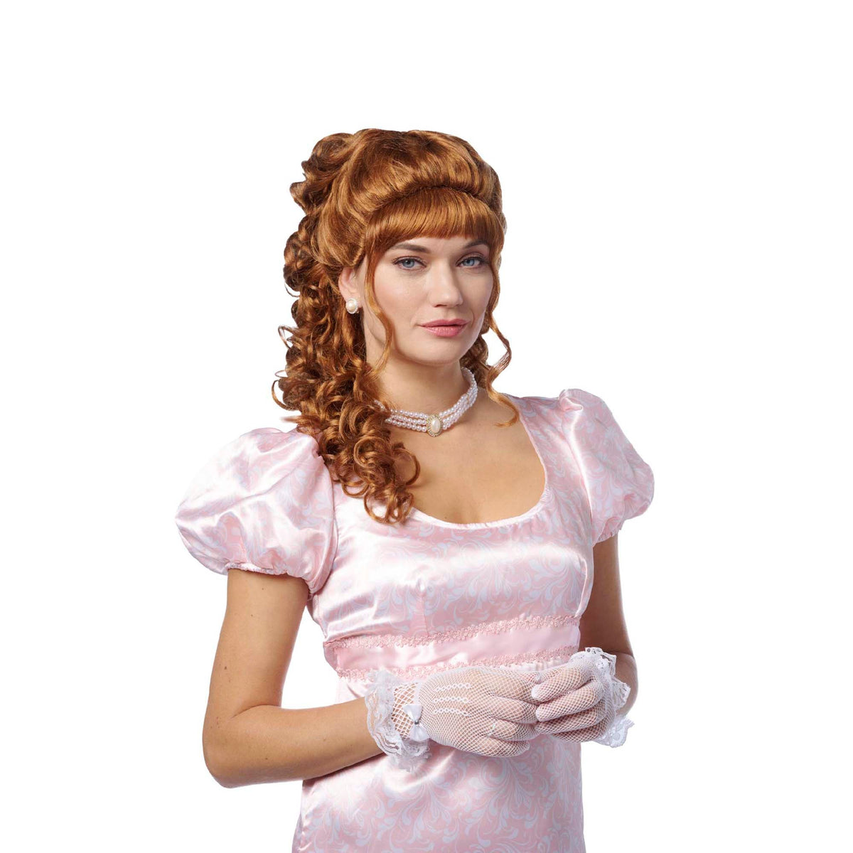 COSTUME CULTURE BY FRANCO Costume Accessories Duchesse Brown Wig for Adults 091346499870